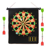 Double-Sided Roll-up Dart Board Set Dart Board Magnet Dart Board Game Kid Adult Dart With Darts Dropshipping