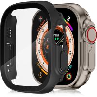 Glass Cover For Apple Watch case Ultra 49mm smartwatch PC Screen Protector Bumper Tempered Accessories iwatch Ultra 49 mm series