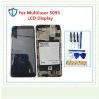 Original For Multilaser S095 LCD Display Touch Screen Digitizer Sensor Black Color + Tape and Tool