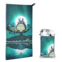 Totoro ขนาด40*80ซม.,Handuk Cepat KERING ผ้าเช็ดตัว Marvel แฟชั่นซูเปอร์ผ้าเช็ดตัวไฟเบอร์สำหรับทุกเพศ