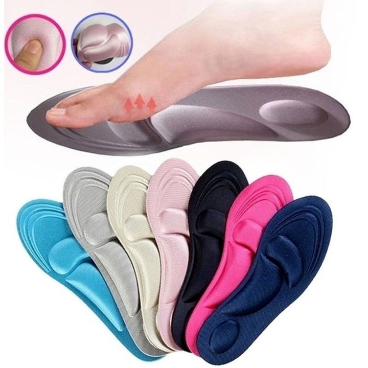 4d-massage-insoles-memory-foam-cushion-orthopedic-pain-relief-sponge-pad-sports-shoe-pads-for-men-women-flat-feet-arch-insole
