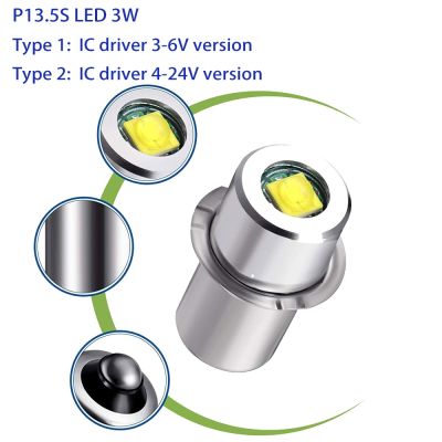 P13.5S  Bulb Conversion Lamp Torch Lantern Maglit