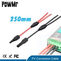 ✟☋ 250mm Solar Panel Terminal Connection Cable with Male Female Y Branch Connector Can Be Used with PowMr MPPT Solar Controller