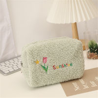 Zipper Pencil Bags Plush Pencil Bags Flower Pencil Case Make Up Organizer Pencil Case Pencil Bags Pen Pouch