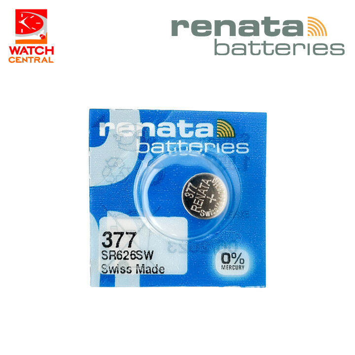Batteria Renata 377 SR626SW Per Orologi - Ossido D'Argento, Lunga Durata, Confezione Singola - Foto 8