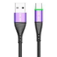 สายเคเบิลที่ชาร์จความเร็วสูงทนทานชนิด C สายเคเบิลข้อมูล Usb ความเร็วข้อมูลสูง2เมตรเครื่องชาร์จโทรศัพท์สายอุปกรณ์เสริม