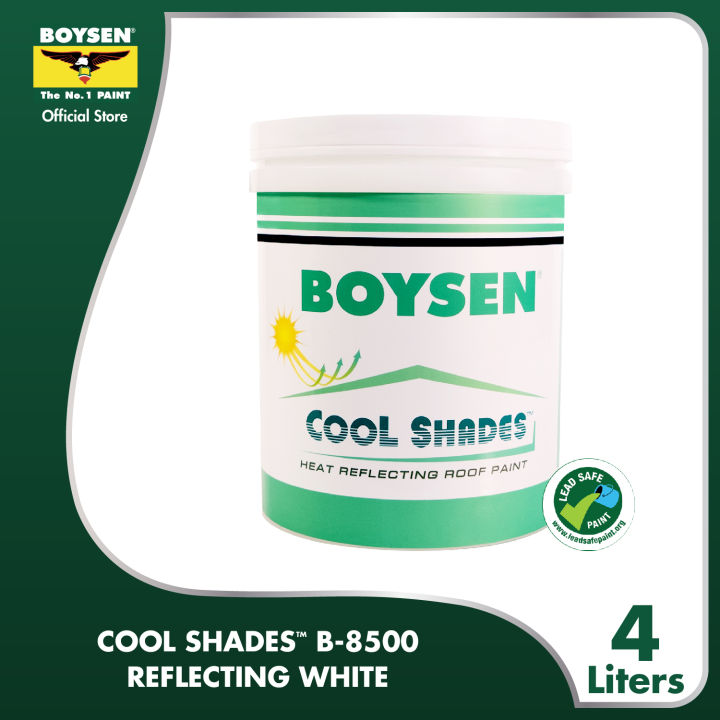 BOYSEN Cool Shades Reflecting White B8500-4L | Lazada PH