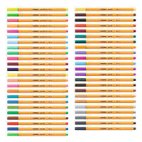 STABILO สตาบิโล Point88 47 Color 50 pcs. ปากกาสีหมึกน้ำ ปากกา 47 สี จำนวน 50 ด้าม