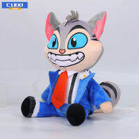 CUIXI ของเล่นน่ารัก Plush ขนอ่อนนุ่มยัดไส้ตุ๊กตาการ์ตูนกำมะหยี่สำหรับเป็นของขวัญของตกแต่งบ้าน25ซม.