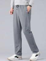 ฤดูใบไม้ผลิฤดูร้อนผ้าฝ้ายตรง Sweatpants ผู้ชายกีฬาสบายๆยาวกางเกงชายหลวม Joggers กางเกง Plus ขนาด8XL