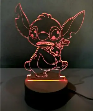 Lilo & Stitch Night Lamps Stitch Anime Night Light Modern Table