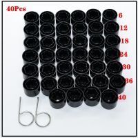 1K0601173 17mm 40-piece/set anti-theft bike center Mother Covers caps Lug bolt Fit for Jetta golf MK5 Passat B6 Touran Polo Nails  Screws Fasteners