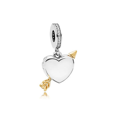 [In stock]2019 ใหม่ Amazon wish Eros Cupids Arrow Peach Heart จี้ลูกปัดรูใหญ่ อุปกรณ์เสริม gift