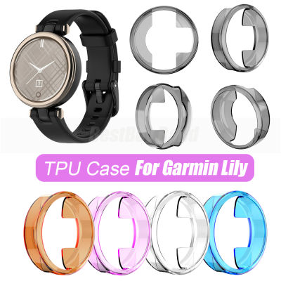 เคส TPU เพื่อการป้องกันสำหรับ Garmin Lily นาฬิกา TPU ฝาครอบบางและน้ำหนักเบาสำหรับ Garmin Lily Watchshell