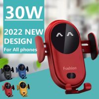 【Aishang electronic】「Aishang electronic」30W CarChargerHolder สำหรับ iPhone 1311 X ProSamsung XiaomiChargingInduction Charger Mount