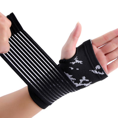 MUS 1Pc Hand Palm Wrist Support Adjustable Compression Strap Elastic For Sport Bowling New
