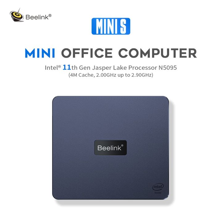 beelink-เซเลอรอน-intel-n5095-s12โปร-n95-n100-ddr4คอมพิวเตอร์ขนาดเล็ก8gb-128gb-256gb-16gb-500gb-windows-11คีย์บอร์ดเกมตั้งโต๊ะ