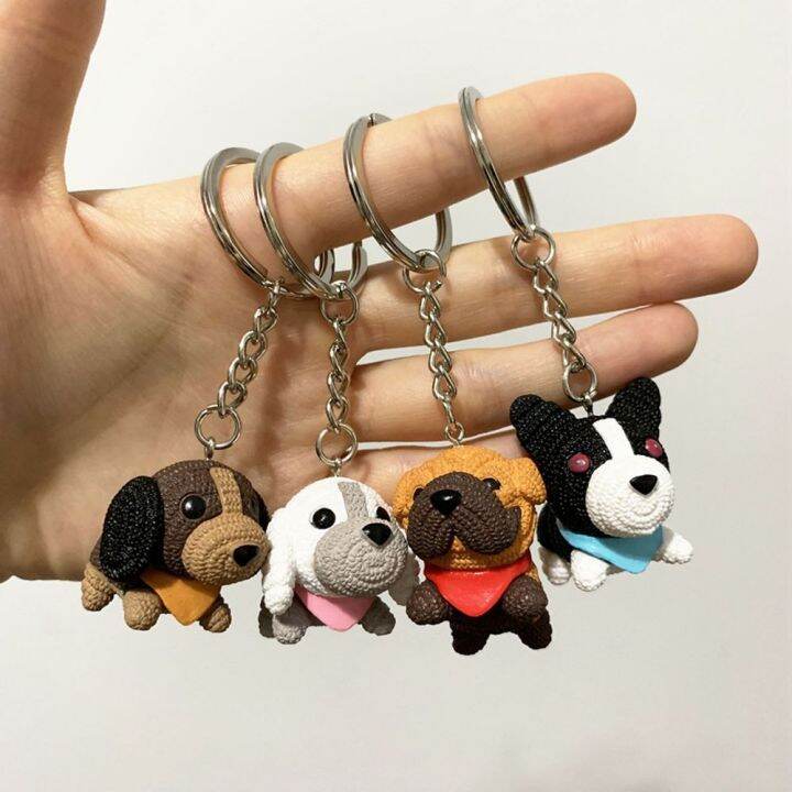 DSKLQZ School Bag Small Gift Packaging Decoration Key Accessories Interior  Accessories Wool Dog Dog Mascot Keychain Dog Doll Keyrings Keychains Bag  Pendant | Lazada