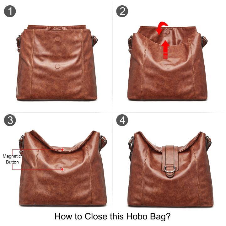 กระเป๋าถือผู้หญิงกระเป๋าสะพายเนื้อนุ่มกระเป๋าโฮโบขนาดใหญ่
