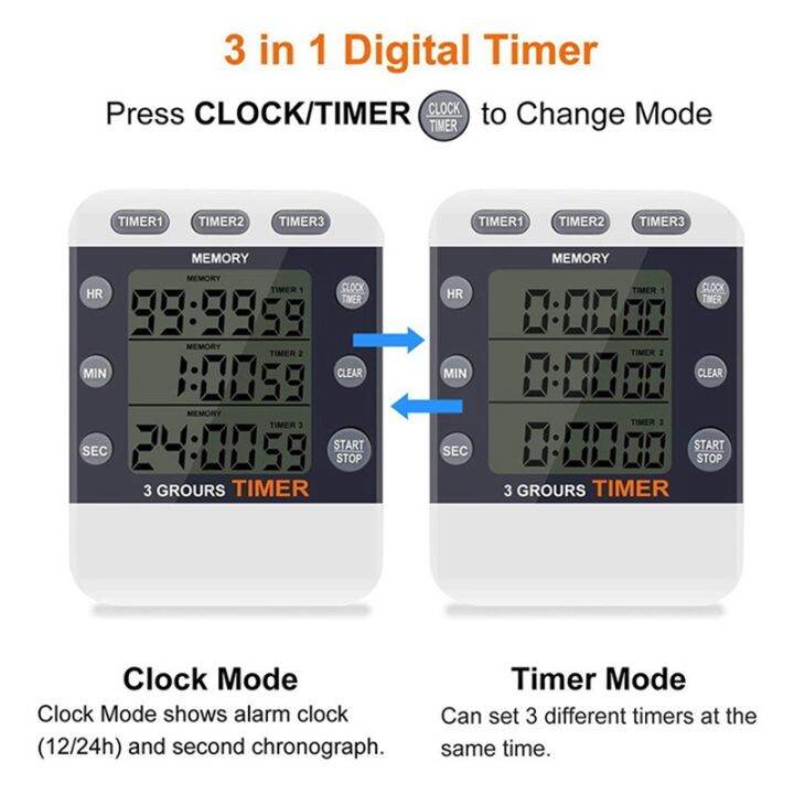 digital-timer-100-hour-triple-count-down-up-clock-timer-kitchen-cooking-timer-with-lcd-display-loud-alarm-magnet-bracket