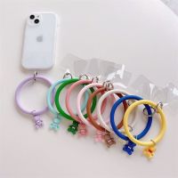 Universal mobile silicone bracelet following from hang rope pendant liquid hand loop wrist band key hang hang ring