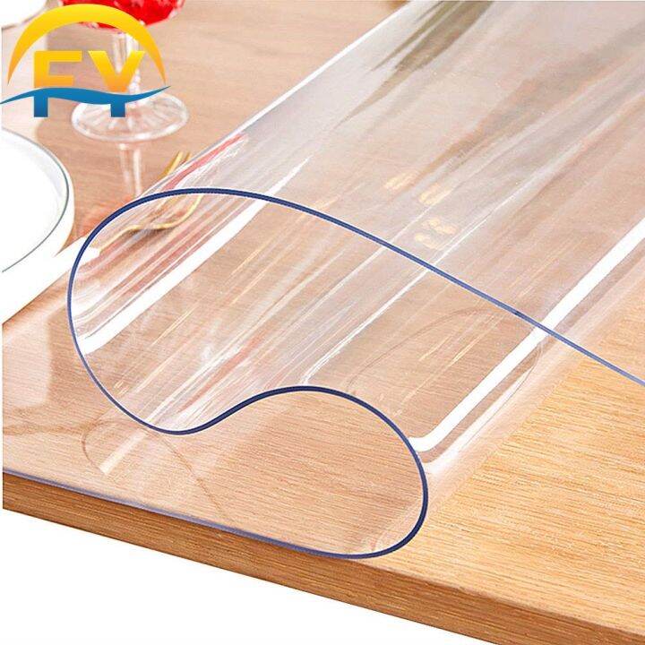 FY PVC Table Mat ALAS MEJA PLASTIK 1MM 1.5MM Thick PVC Table Protector