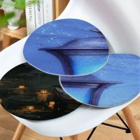 【LZ】 Lantern Art Seat Cushion Office Dining Stool Pad Sponge Sofa Mat Non-Slip Seat Mat