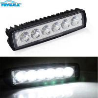 ไฟหน้า LED 12-24V สำหรับรถยนต์รถจักรยานยนต์รถบรรทุกรถพ่วงรถแทรกเตอร์ Offroad ไฟทำงาน18W ไฟ LED ทำงาน Spotlight