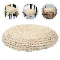 [Dudu home furnishing] เบาะรองนั่งทอโยคะรอบหมอน Tatami Straw Pouf แผ่นญี่ปุ่นสมาธิถักโยนแผ่นตกแต่ง Retro นั่ง