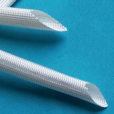 Fiberglass Fire Sleeving 1mm - 50mm Wire Cable Insulating Tube 600 White Electrical Circuitry Parts