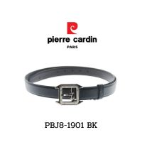 Pierre Cardin (ปีแอร์ การ์แดง) เข็มขัดหนังแท้  เข็มขัดหัวเข็ม เข็มขัดรัดเอว เข็มขัดผู้ชาย รุ่น PBJ8-1901 BK พร้อมส่ง ราคาพิเศษ