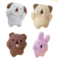 blg Cute Plush Cat Rabbit Bear Dog Keychain Pendant for Purse Bag Backpack Handbag 【JULY】