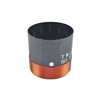 ‘；【-【 2Pcs GHXAMP 50.8Mm Bass Voice Coil Pure Copper Wire Two Layer Black Aluminum Skeleton High Power 51 Core Speaker Accessories