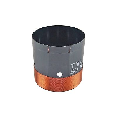 ‘；【-【 2Pcs GHXAMP 50.8Mm Bass Voice Coil Pure Copper Wire Two Layer Black Aluminum Skeleton High Power 51 Core Speaker Accessories