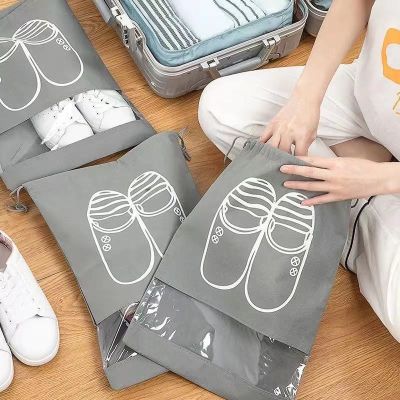 hot【DT】 travel storage bag Shoes Storage Classified dustproof Hanging Shoe