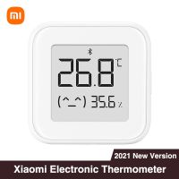 Xiaomi บลูทูธอัจฉริยะหน้าจอหมึกอิเล็กทรอนิกส์เครื่องวัดความชื้นบลูทูธดิจิตอลเทอร์โมมิเตอร์ Mijia เซ็นเซอร์วัดอุณหภูมิความชื้น