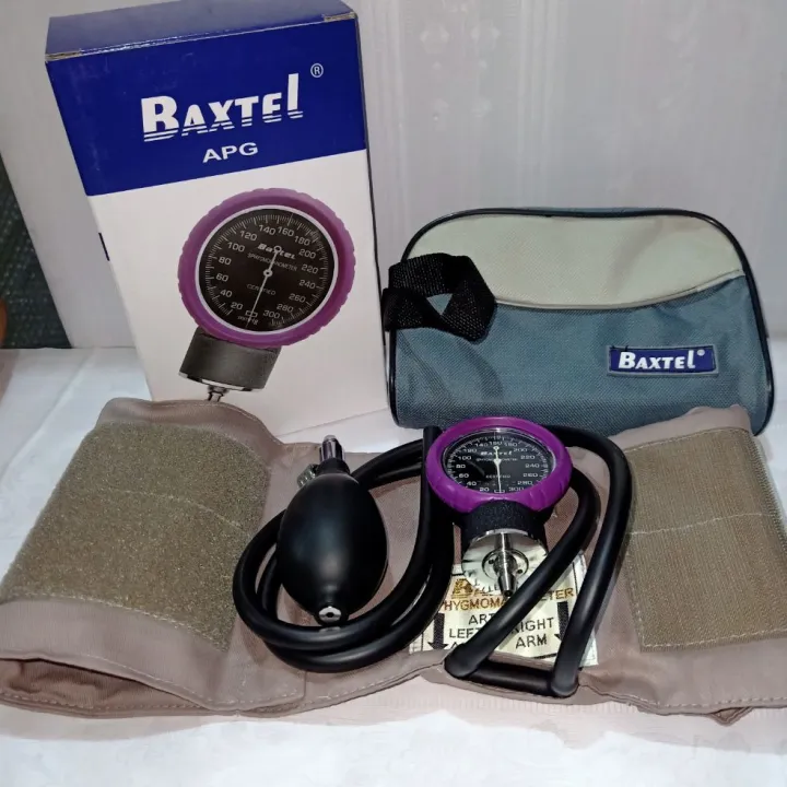 APG Baxtel Aneroid Sphygmomanometer (Purple) Lazada PH