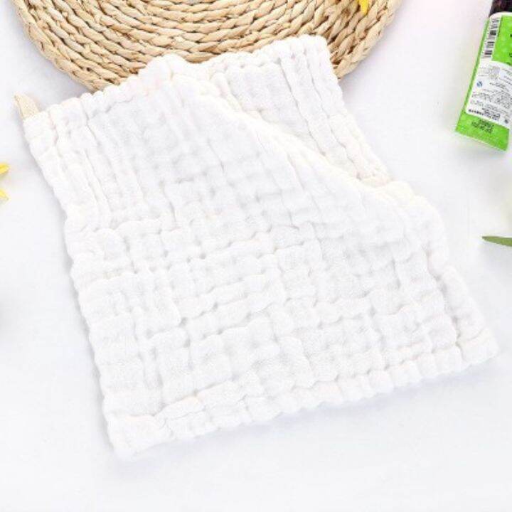 5pcs-baby-6-layers-washed-gauze-square-cotton-handkerchief-towels-white-pink-blue-yellow-green-kids-wash-face-bath-towel