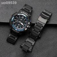 2023ของแท้ปลอมตัว☋✒สายนาฬิกาข้อมือสำหรับ Casio G-Shock GW-A1100 G-1400 GA-1000คุณภาพสูงทนทานสแตนเลสสีดำสายรัดเหล็กพลาสติก