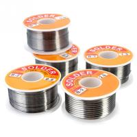 Solder wire 1pcs 0.6/0.8/1.0/2.0 63/37 FLUX 2.0% 45FT Tin Lead Tin Wire Melt Rosin Core Solder Soldering Wire Roll No-clean