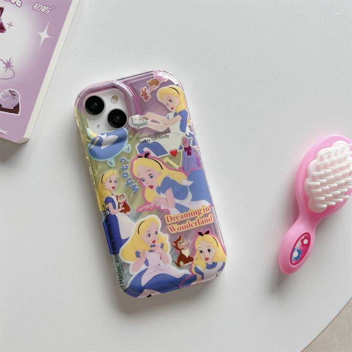 เคสโทรศัพท์มือถือ-tpu-แบบนิ่ม-ลายเลเซอร์-สําหรับ-iphone-14-pro-max-13-pro-max-12-pro-max