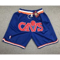 nba Cleveland Cavaliers blue pockets basketball shorts