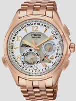 นาฬิกาข้อมือผู้ชาย CITIZEN Eco-Drive World Time รุ่น BL9003-85A ขนาดตัวเรือน 44 มม.หน้าปัดสีขาว ตัวเรือน /สาย Stainless Steel สี Rose Gold