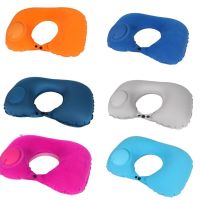 Car U Shaped Memory Foam Neck Pillows Press Type Soft Slow Travel Pillow Solid Neck Cervical Healthcare Bedding DropShipping