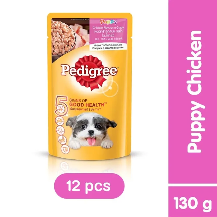 MK PET PEDIGREE Puppy Food Wet Dog Food for Puppy in Chicken Flavor