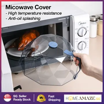 Unique Microwave Food Splash Cover With Water Injection Diversion
