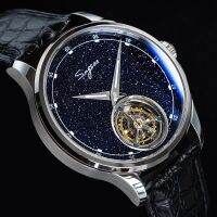 Sugess Tourbillon นาฬิกาข้อมือ ST8230 ลายหนังจระเข้ สีฟ้า หรูหรา สําหรับผู้ชาย 2022