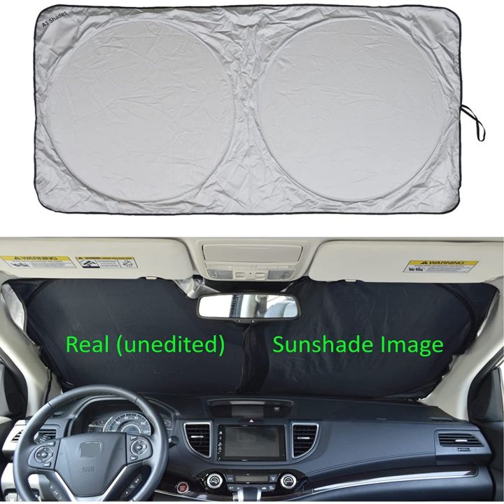 loose-ผ้าปิดกระจกหน้ารถกันแดด-ม่านบังแดดหน้ากระจกรถยนร์-เนื้อหนาพิเศษป้องกันแสงแดดแสงuvได้ดี