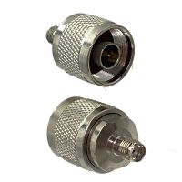 1pcs Connector Adapter N Male Plug to SMA Female JACK Wire Terminal RF Coaxial Converter Nickel Plated Electrical Connectors