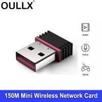 OULLX MINI USB Wifi Bluetooth Adapter 150Mbps 2.4Ghz Antenna Ethernet Wi-fi Dongle Lan Wireless Network Card PC Desktop Receiver  USB Network Adapters